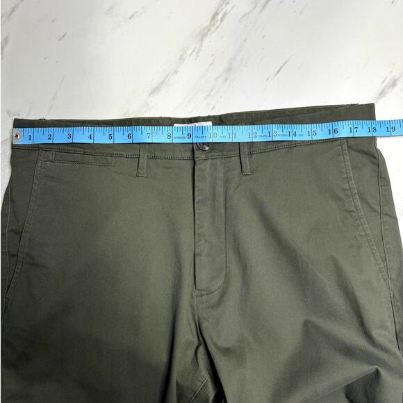 GOODFELLOW & CO GREEN MENS DRESS HENNEPIN CHINO PANTS SIZE 36 WAIST X 32 INSEAM - Picture 9 of 11